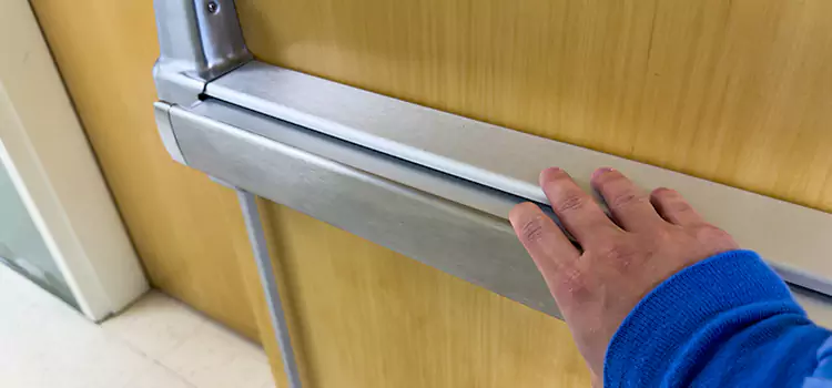Installing a Push Bar on a Door Atlanta